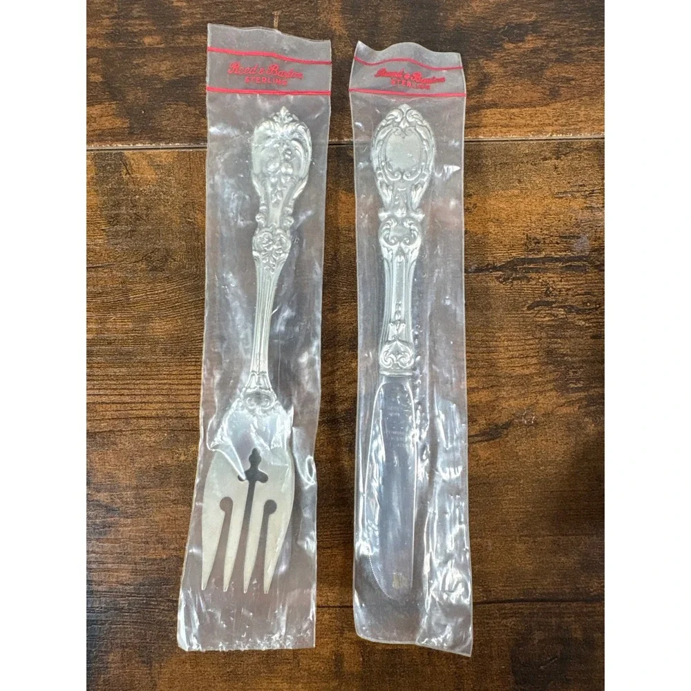 Reed & Barton Francis I Sterling Silver Flatware 5 Piece Place Setting Ornate